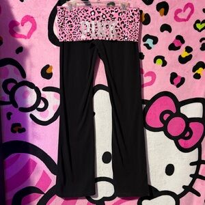 PINK vs Fold over yoga pants🖤 NFS🚫